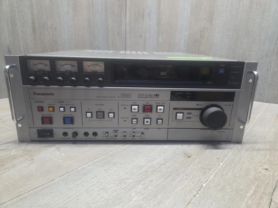 Grabadora de video casete Panasonic AG-6500 -VCR profesional estudio VCR para piezas Foto 1 de 4