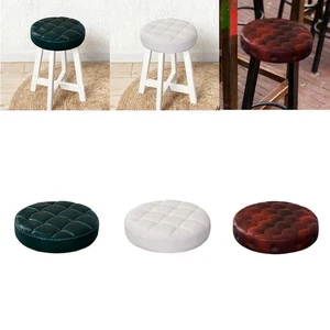 Barstool Seat Cushion Seat supérieur Pu En cuir Pu pour Barber Shop Cafe Bar - Picture 1 of 13