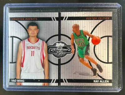 2008-09 Topps Co-Signers Ray Allen Yao Ming Face The Facts #356/899 - Image 1 of 2