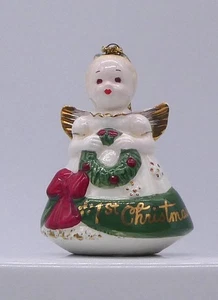 Vintage JOSEF ORIGINALS Baby's 1st Christmas Angel Figurine/Ornament - HTF - Picture 1 of 6