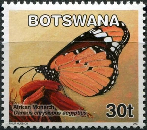 Botswana 2007. Butterflies - African Monarch (MNH OG **) Stamp - Picture 1 of 1