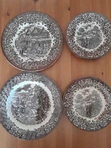 British Anchor Ironstone Plates - Picture 1 of 7