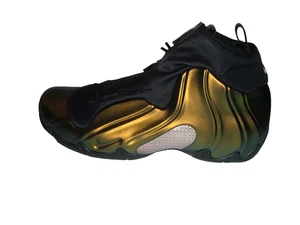 Nike Air Flightposite Metallic Gold 2024 Green Goblin FV5582-700 Men's Size 8.5 - Picture 1 of 9