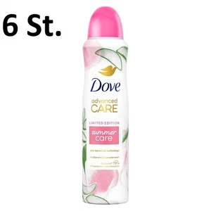 6X Dove Anti Transpirant Deo Spray Summer Care Aloe Vera- und Rosenwasserduft - Bild 1 von 1