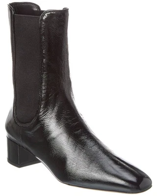 Botín de cuero Aquazzura Lyon 50 para mujer Foto 1 de 4