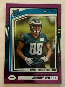 2024 Donruss Season Stat Line /410 Johnny Wilson RC Philadelphia Eagles # 307 - Picture 1 of 3