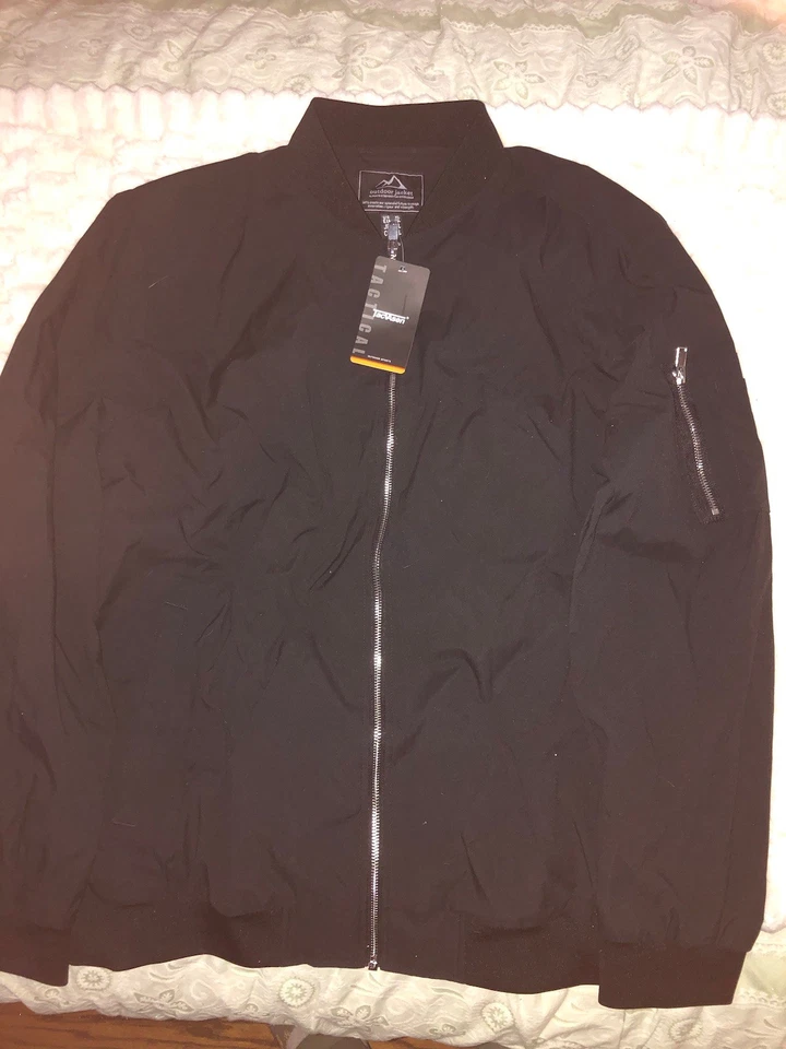 Chaqueta cortavientos negra Tac Vasen para hombre XL Foto 1 de 1