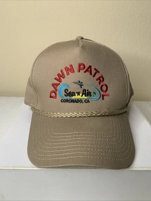 Sombrero Dawn Patrol Coronado California Logo Bordado Correa Sea N Air Foto 1 de 4