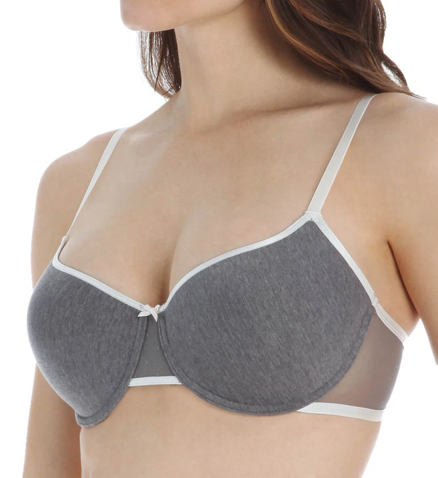 SUJETADOR JOSIE PLAYDATE DEMI CONTOUR GRIS HUMO MARFIL #833178 TALLA S 32 DD ¡NUEVO! $42 Foto 1 de 1