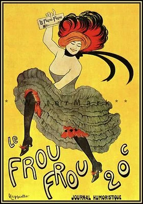 Le Frou Frou 1899 Diario Humorístico Vintage Póster Impresión Revista Francesa  Foto 1 de 4