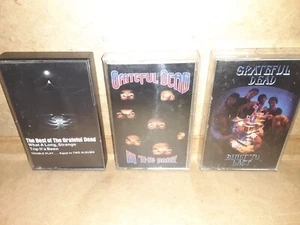Grateful Dead ~3 Cassette Tape Lot - Imagen 1 de 6