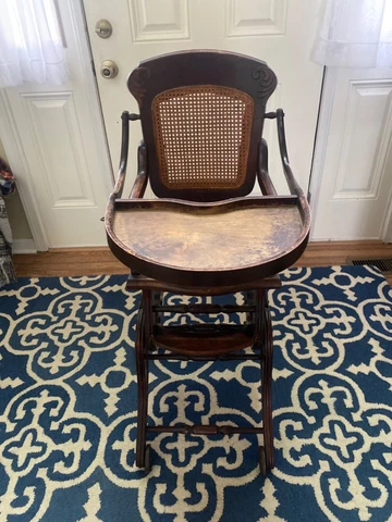 Victorian High Chair  convertible  rocker option Cover