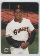 1989 Mother's Cookies San Francisco Giants Stadium Giveaway Candy Maldonado #7