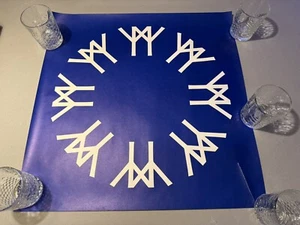 Julien Hebert Expo 67 Logo Poster, Super Rare Blue Version, 24x24 - Picture 1 of 2