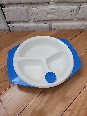 Gerber Vintage Hot Water Feeding Dish For Baby Plastic Sectioned Suction Plate  • 18.94$