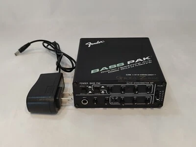 Fender Bass PAK Interconnection Headphone Amp Guitar Sound Machine Works - Image 1 of 4