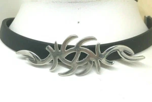 COLLARINO FANTASY / TRIBALE   CON CENTRALE IN ARGENTO 925 E CAUCCIU' - Foto 1 di 10
