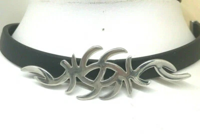 COLLARINO FANTASY / TRIBALE   CON CENTRALE IN ARGENTO 925 E CAUCCIU' - Immagine 1 di 4