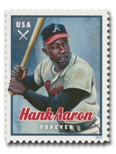 Scott #5908 Hank Aaron Forever Briefmarke einzeln (2024) postfrisch NH - Bild 1 von 1