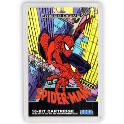 Spider-Man Sega Megadrive Genesis Fridge Magnet Kühlschrankmagnet Kühlschrank - Bild 1 von 3