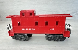 Lionel 0/027 Lionel Lines 1007 rot Hobby Modell Off-Set Cupola Caboose - Bild 1 von 11