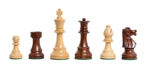 The Club Chess Set - Pieces Only - 3.75" King - Golden Rosewood - Picture 1 of 12