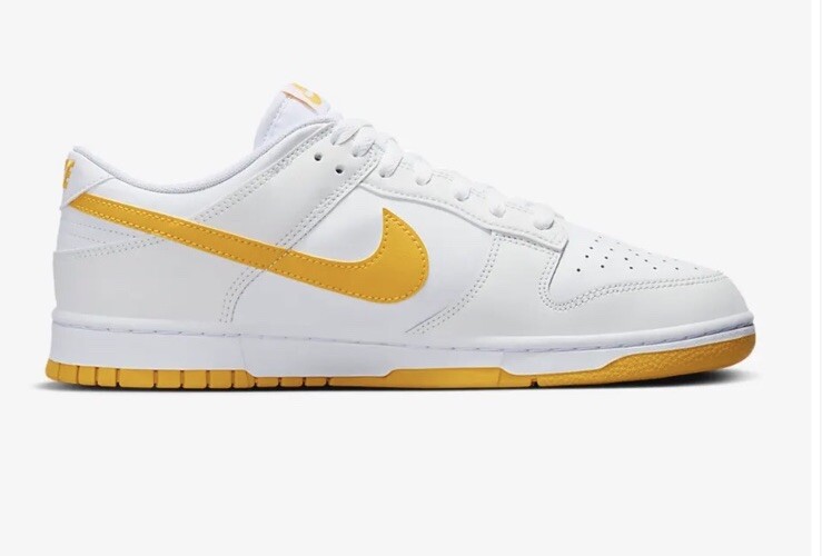 Preços baixos em Nike Dunk Low White University Gold | eBay Preços baixos em Nike Dunk Low White University Gold | eBay