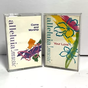 Praise and Worship Cassette Tapes Alleluia Music Set of 2 - Picture 1 of 5