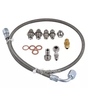 Turbo Oil Feed Line For Hyundai Genesis 2.0T Coupe w/ Garrett G25 G30 G35 BB - Picture 1 of 4