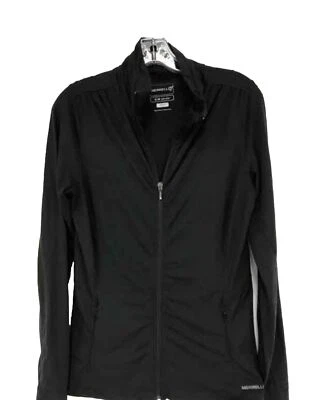 Merrell Opti-Wick Full Zip Long Sleeve Mock Neck Jacket Womens Size Medium Black - Image 1 of 4