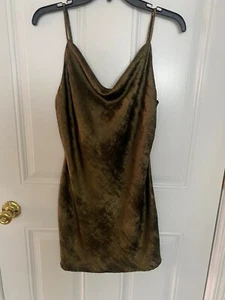 Forever 21 ärmelloses bronzefarbenes Kleid - Gr. M - Bild 1 von 3