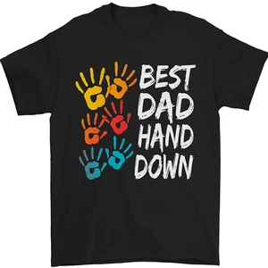 Best Dad Manos Abajo Día Del Padre Hombre 100% Algodón - Imagen 1 de 12