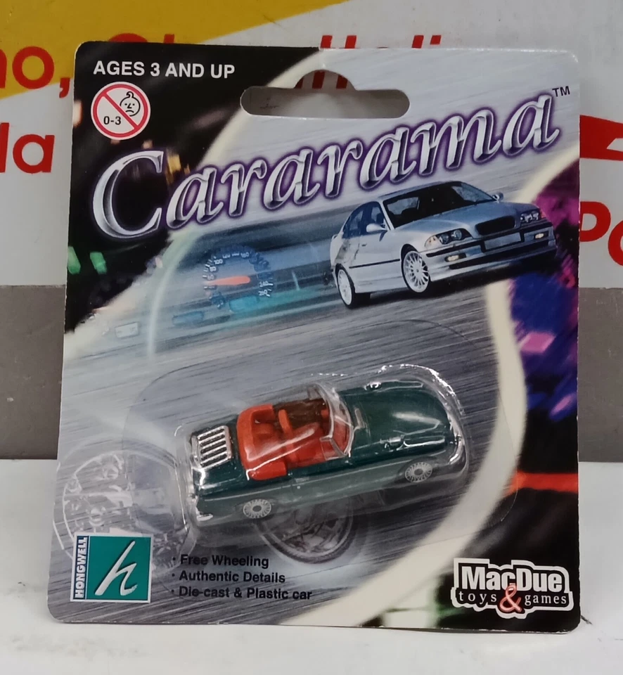 CARARAMA 1/72 - MGB ROADSTER VERDE - Immagine 1 di 1