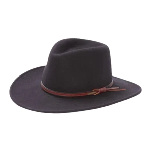 Stetson Bozeman Outdoor Black Cowboy Hat TWBOZE-813007 - Picture 1 of 35