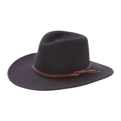 Stetson Bozeman Outdoor Black Cowboy Hat TWBOZE-813007