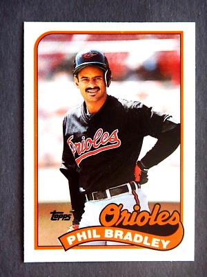 Phil Bradley #13T  Topps Traded 1989 Baseball Card (Baltimore Orioles) - Image 1 of 2