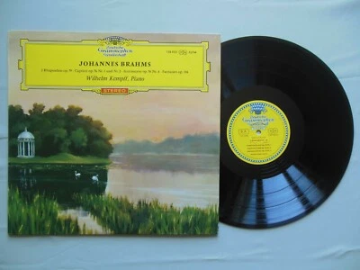 WILLIAM KEMPFF / BRAHMS: Rhapsodien, Fantasien 138 902 Ed1 RED Stereo Tulips  NM - Image 1 of 4