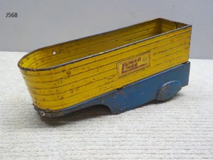 Vintage Marx LUMAR LINES Metal Tractor Trailer - Picture 1 of 5