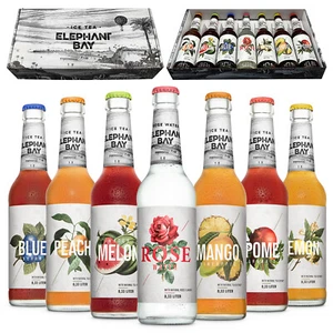 ICE TEA Eistee Elephant Bay - 7 Sorten Probier Set - Peach + Melon + Blueberry  - Bild 1 von 1
