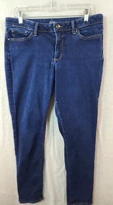 a.n.a. Womens Size 14 Skinny Denim Blue Jeans - Picture 1 of 18