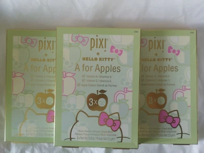 Pixi + hello kitty a for apples multi-vitamin infusion sheet mask , 9*23 g. - Image 1 of 3