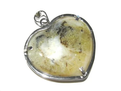 ciondolo cuore dendrite opale - Immagine 1 di 4