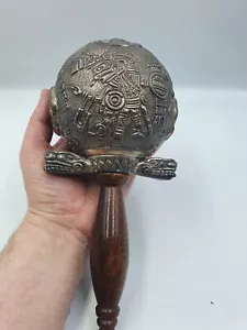 Large & Heavy Solid Silver Maracas. Plata Villa, Mexico. 360g Solid Silver - Picture 1 of 23