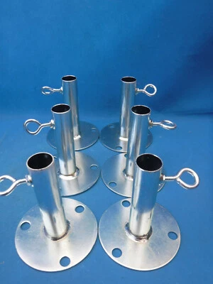 TUCSON TOOLS Canopy Fitting 3/4" Part Foot Pad Footpads DEAL SIX (6) Pieces NEW For 10' x 20'