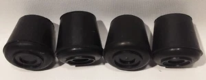 Shepherd 8622E Leg Tips 1-Inch Inside Diameter Rubber Chair Leg Caps . Lot of 4 - Picture 1 of 6