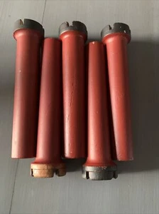 Antique Vintage Primitive Sewing Spools Bobbin Quill  Spindles lot of 5 - Picture 1 of 6