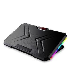 RGB Laptop Cooling Pad for 11"-17.3" Notebook Laptop Cooler with 2 Big Quiet - Picture 1 of 7