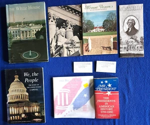 Lot 9 White House presidents Supreme Court Monticello Mt. Vernon books tickets + - Bild 1 von 9