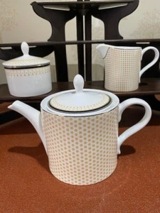 Portmeirion Studio 3 Piece Tea Set. Teapot Sugar Bowl and Jug - Picture 1 of 5