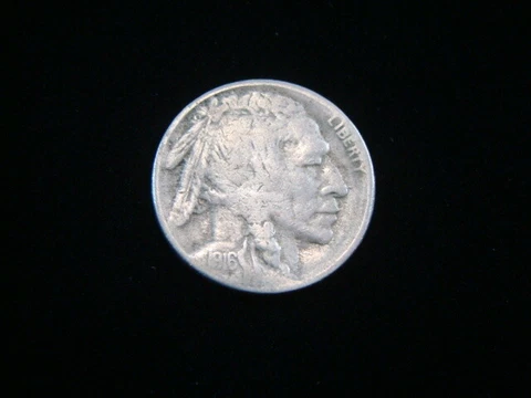 1916-S Buffalo Nickel Fine+ 90722 Cover